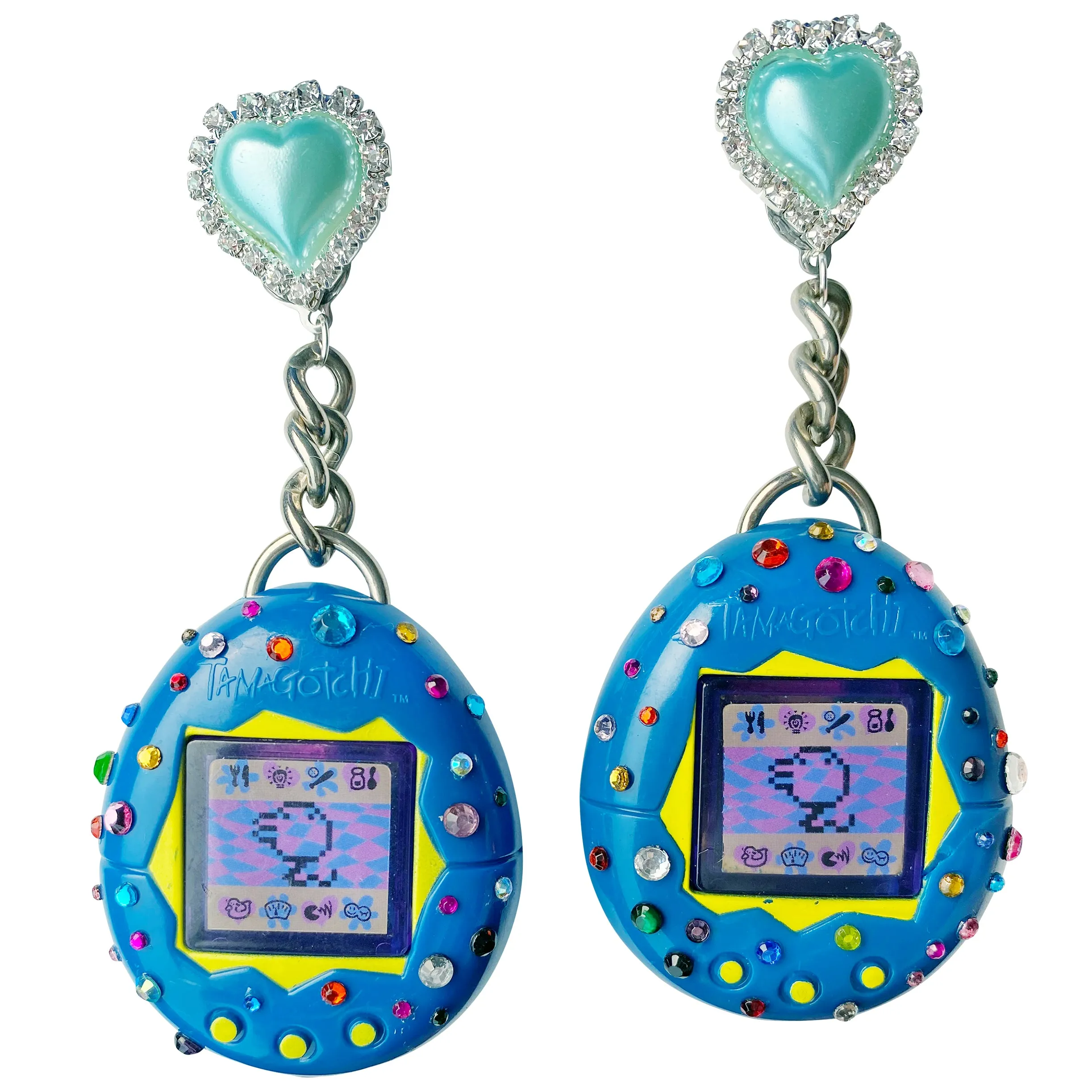 1997 Vintage Tamagotchi Charm Earrings