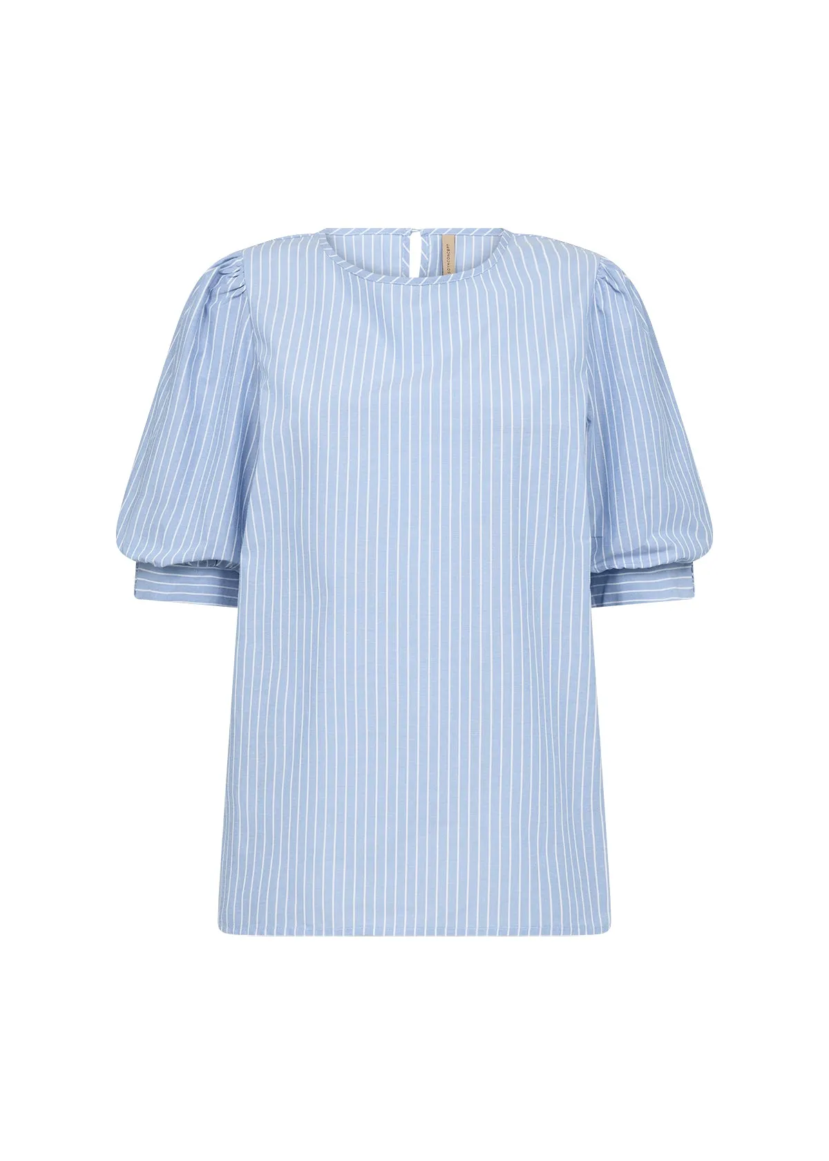 40528- Blue Stripe Blouse - Soya Concept