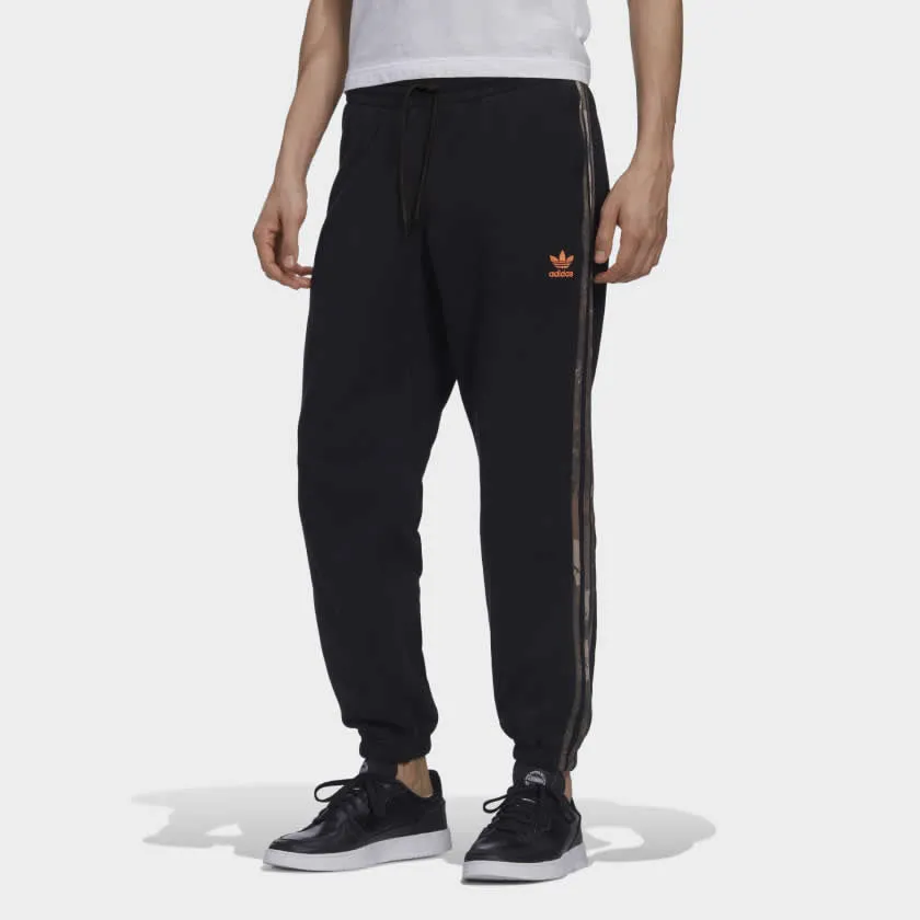 Adidas Originals Men's Camo Sweat Pants - Black