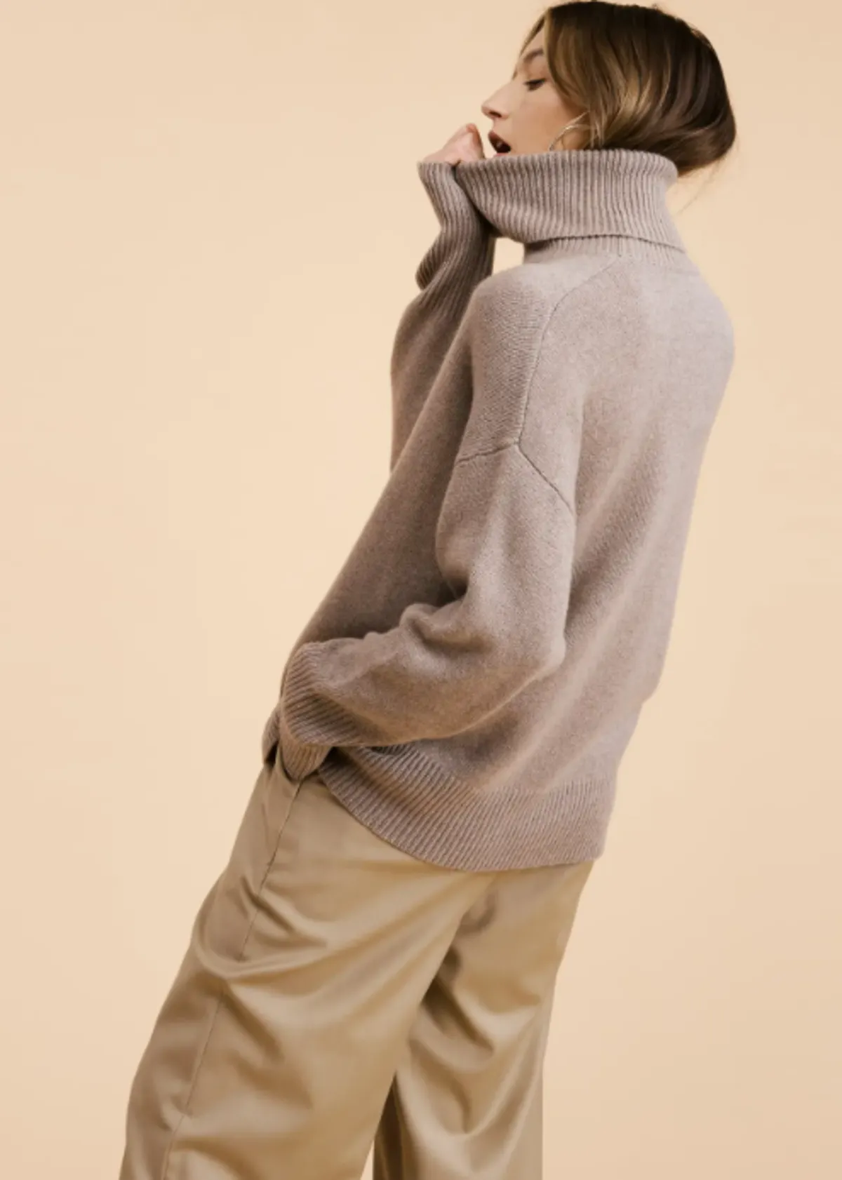 Alaise Cashmere Sweater - Taupe