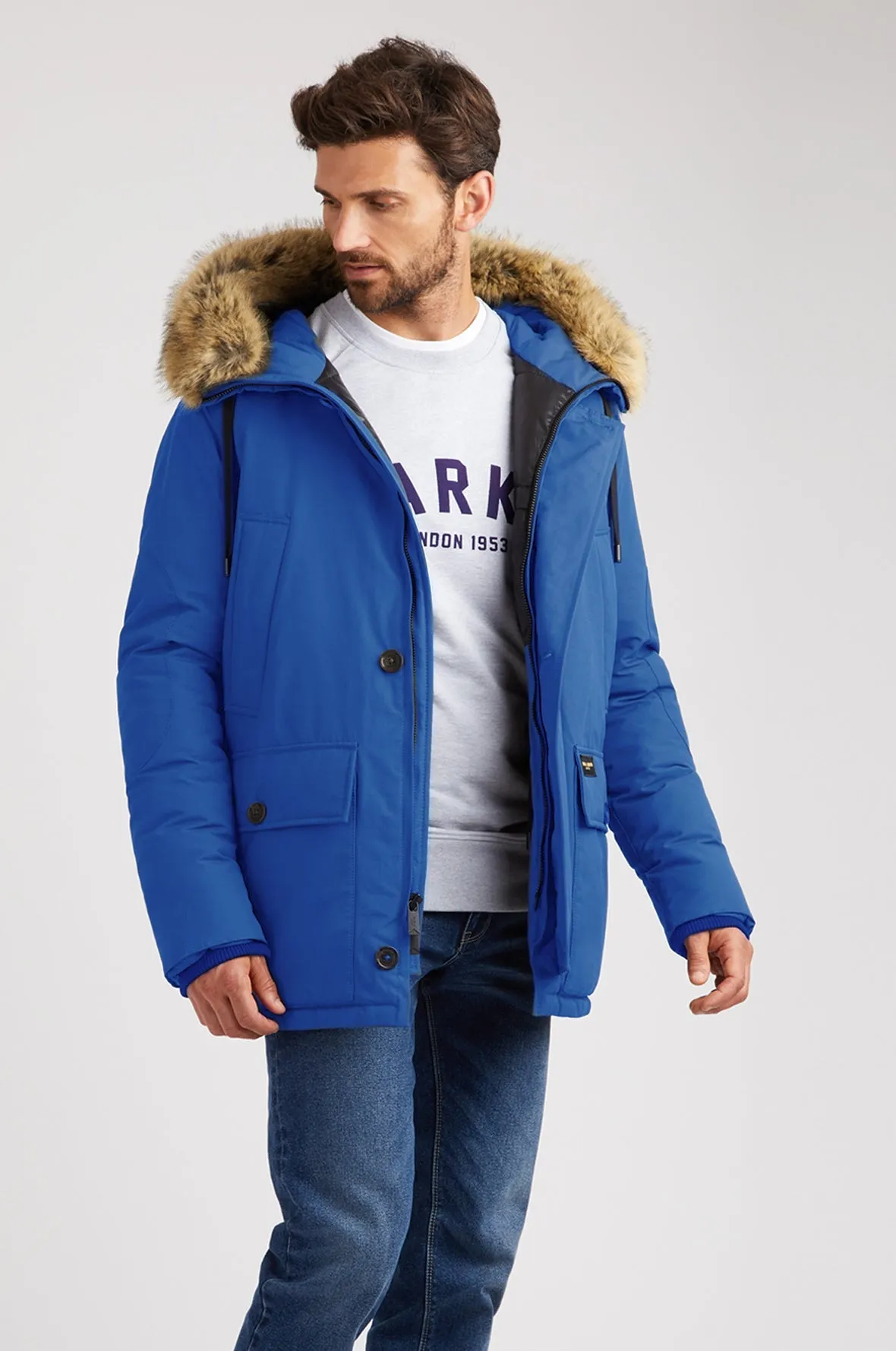 Alaska Mid-Length Faux Fur Parka