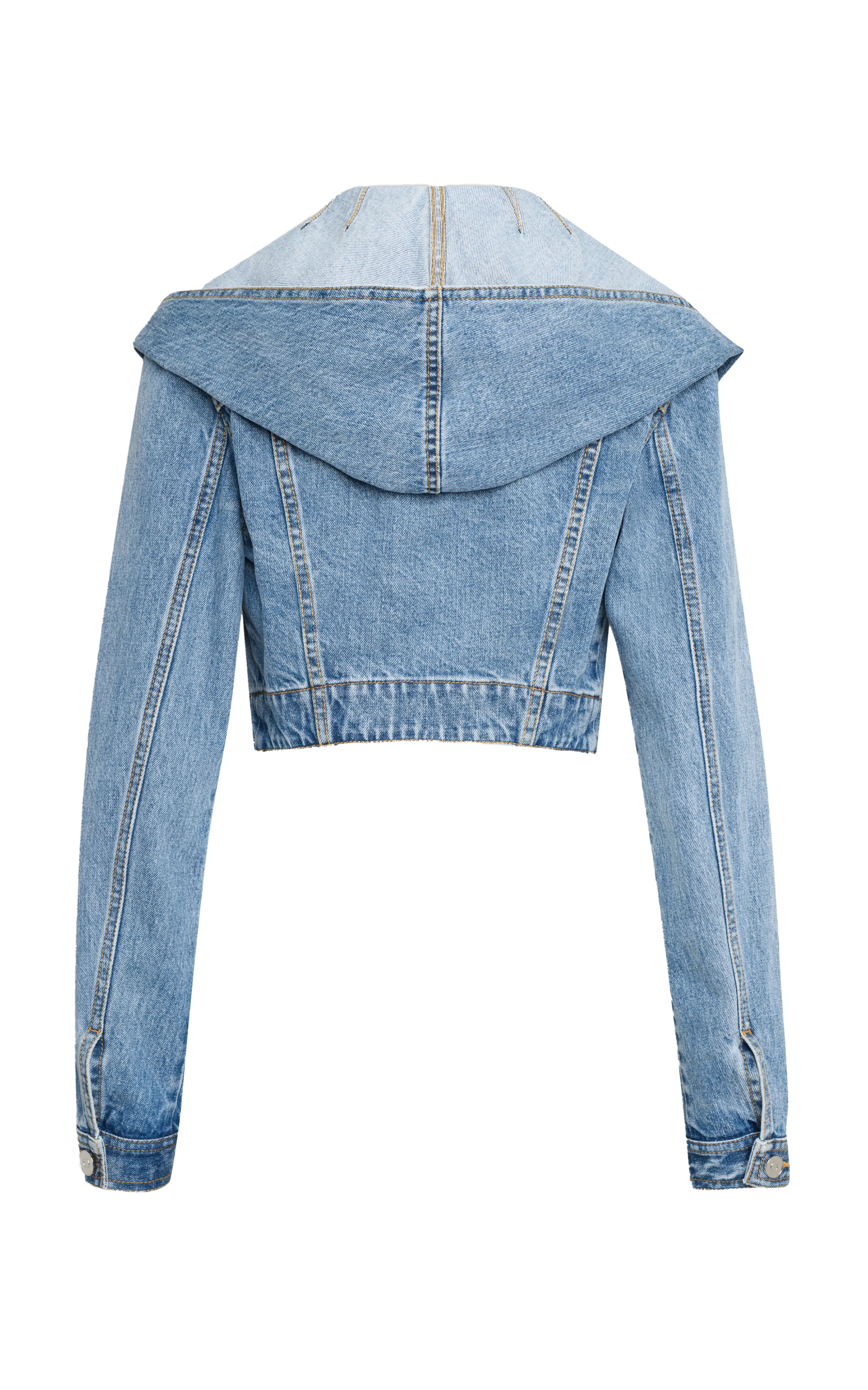 ALAÏA Hooded Denim Jacket