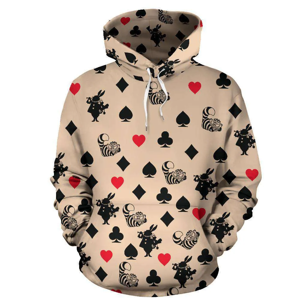 Alice In Wonderland All Over Print Hoodie