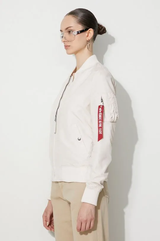 Alpha Industries bomber jacket MA-1 TT womenﾒs beige color