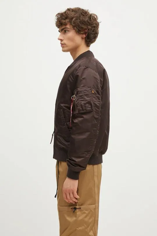 Alpha Industries bomber jacket MA-1 VF 59 men’s brown color 191118