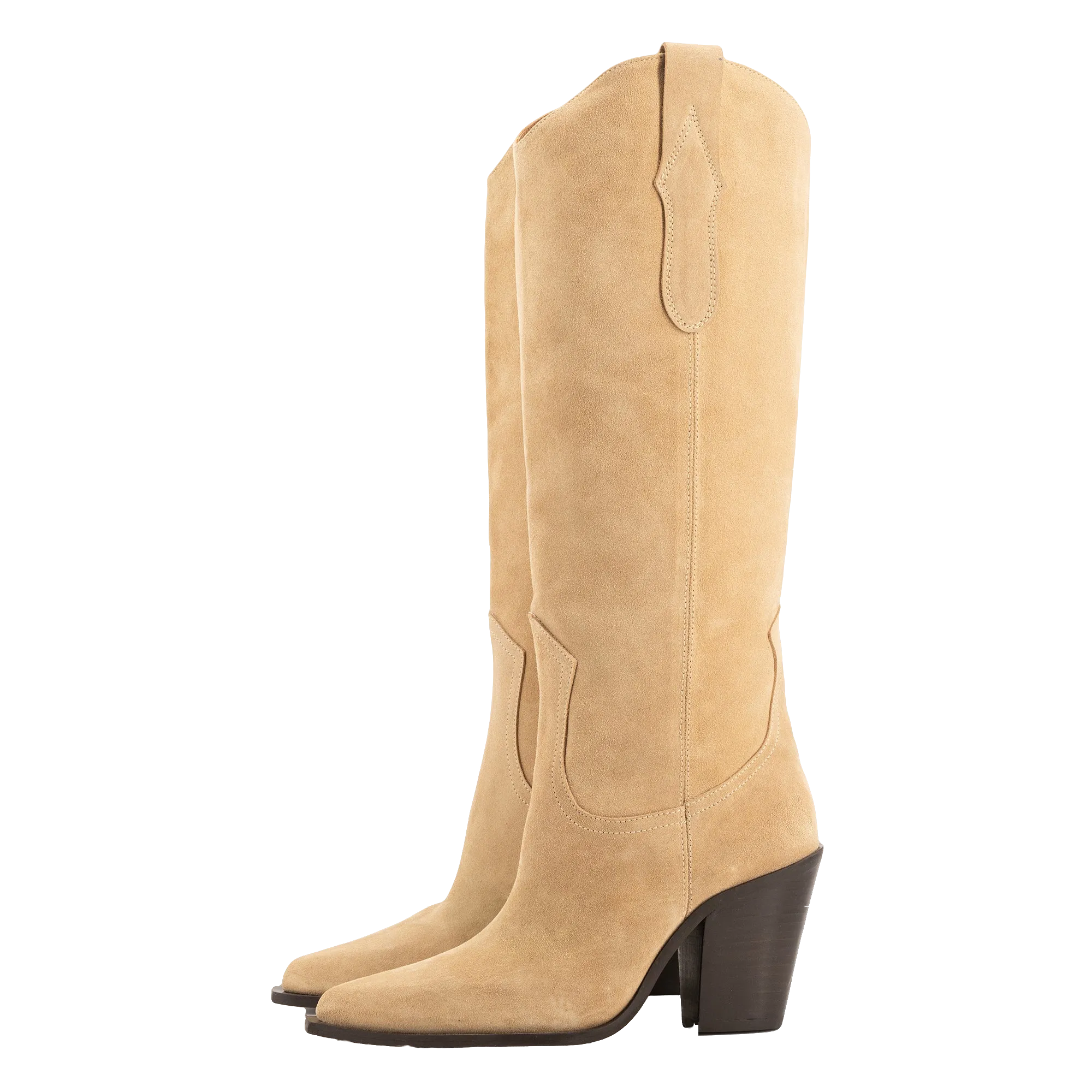 ANA SAND SUEDE BOOTS