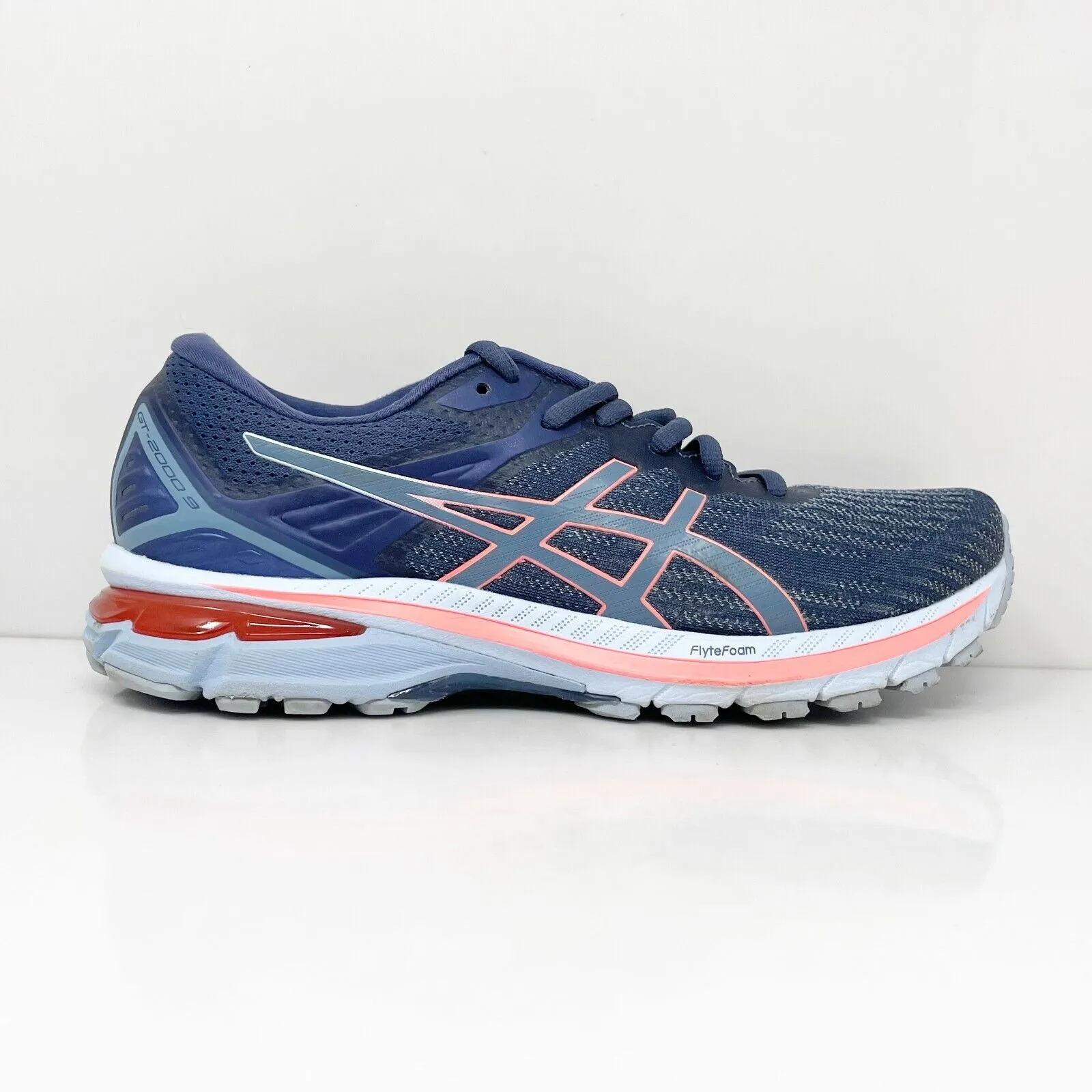 Asics Womens GT 2000 9 1012A859 Blue Running Shoes Sneakers Size 8.5