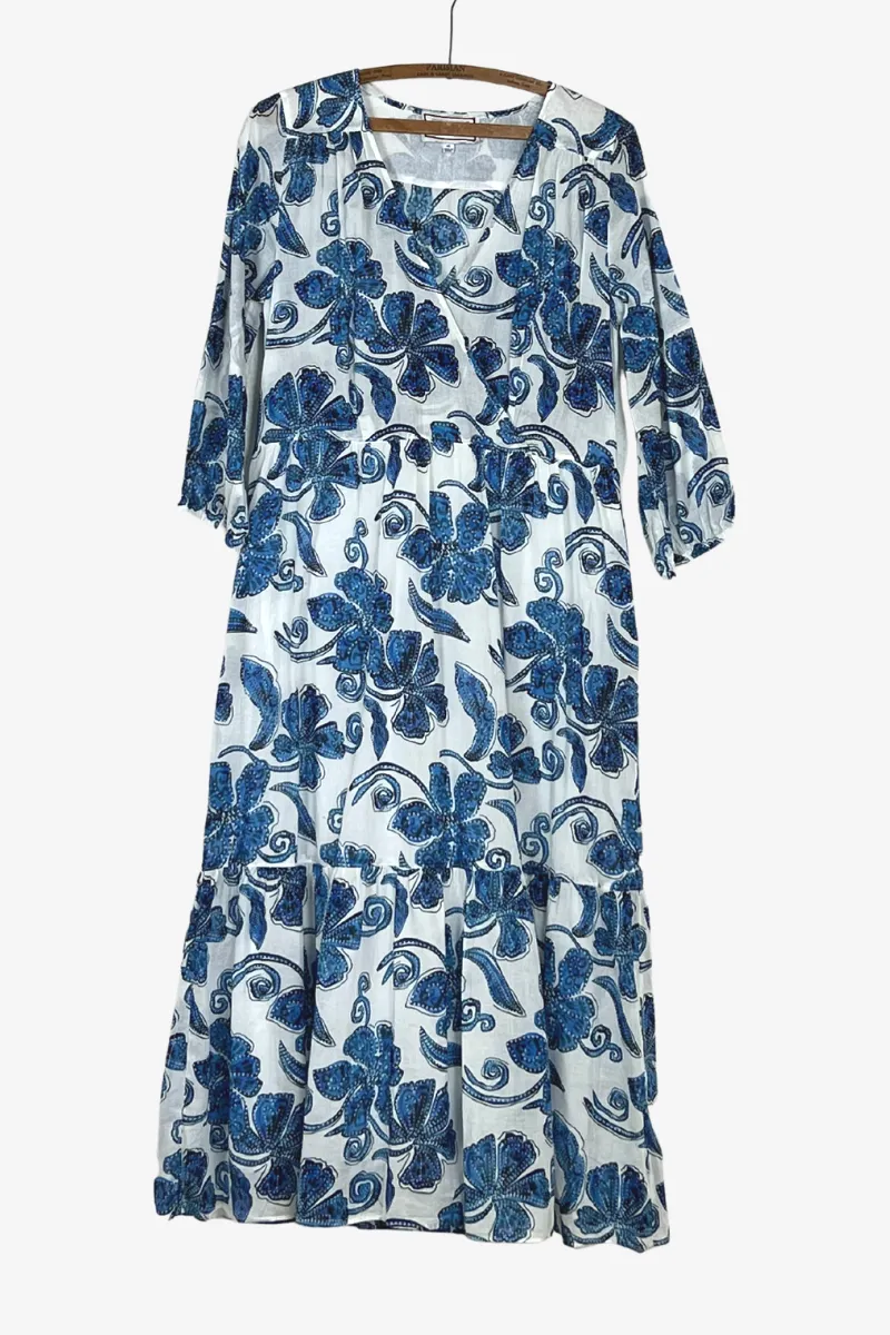 Azura Drawstring Wrap Dress