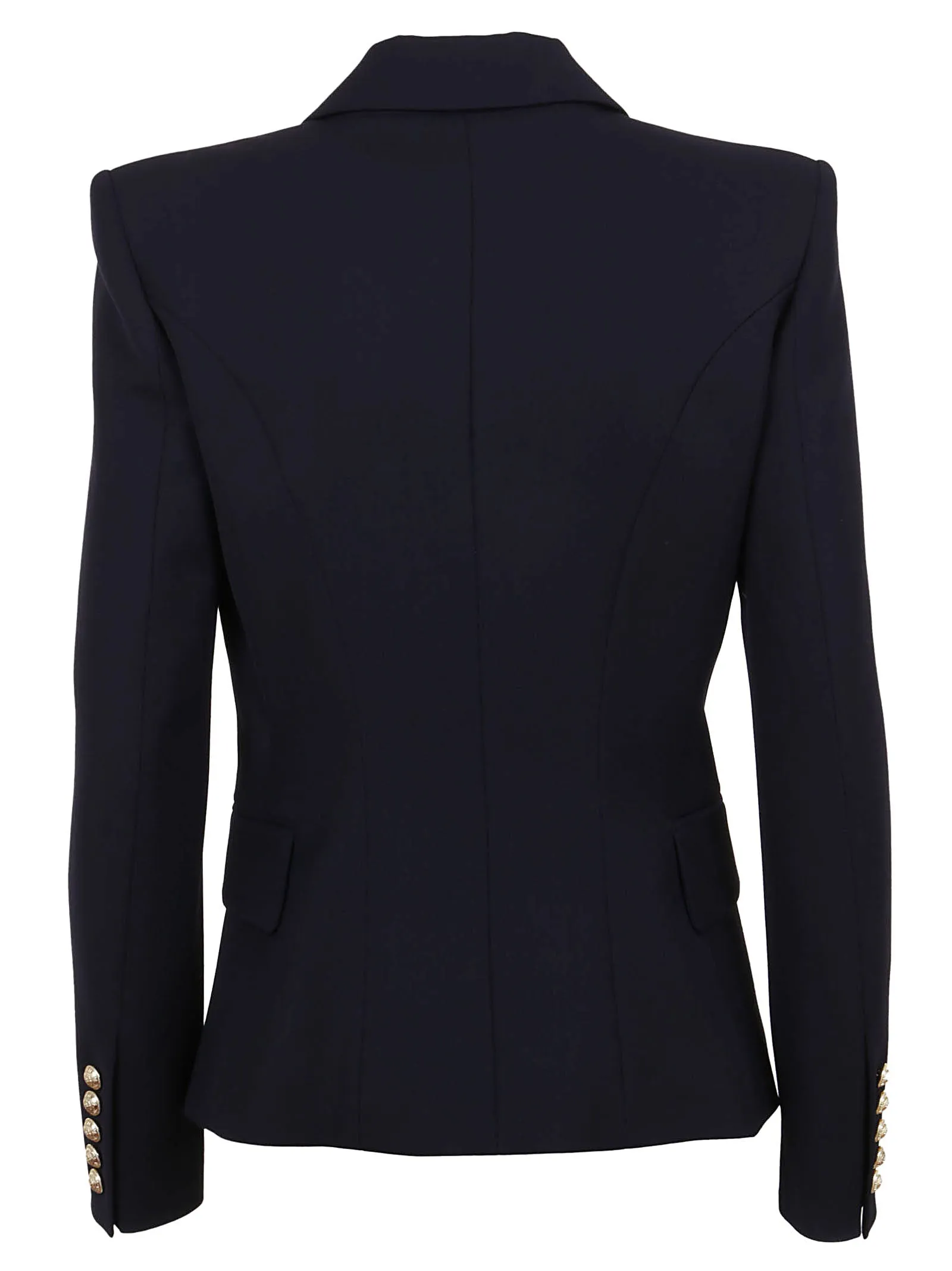 Balmain Notched Lapel 6 Button Double-Breasted Blazer