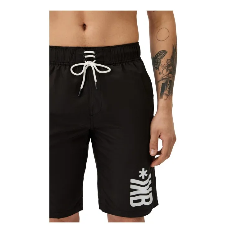 BIKKEMBERGS BKK3MBL01 Costume  Pantaloncino Lungo Uomo Nero