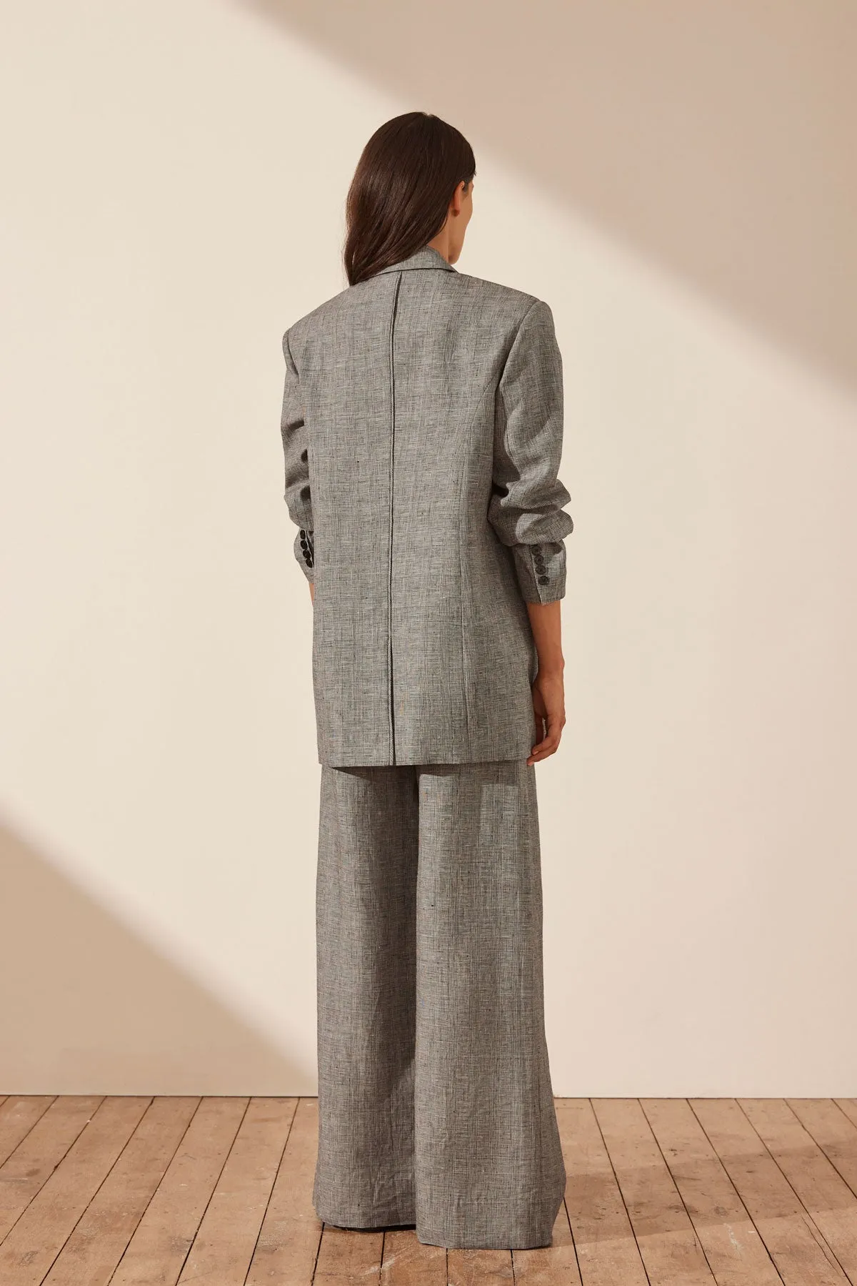 Birilla Linen Oversized Blazer