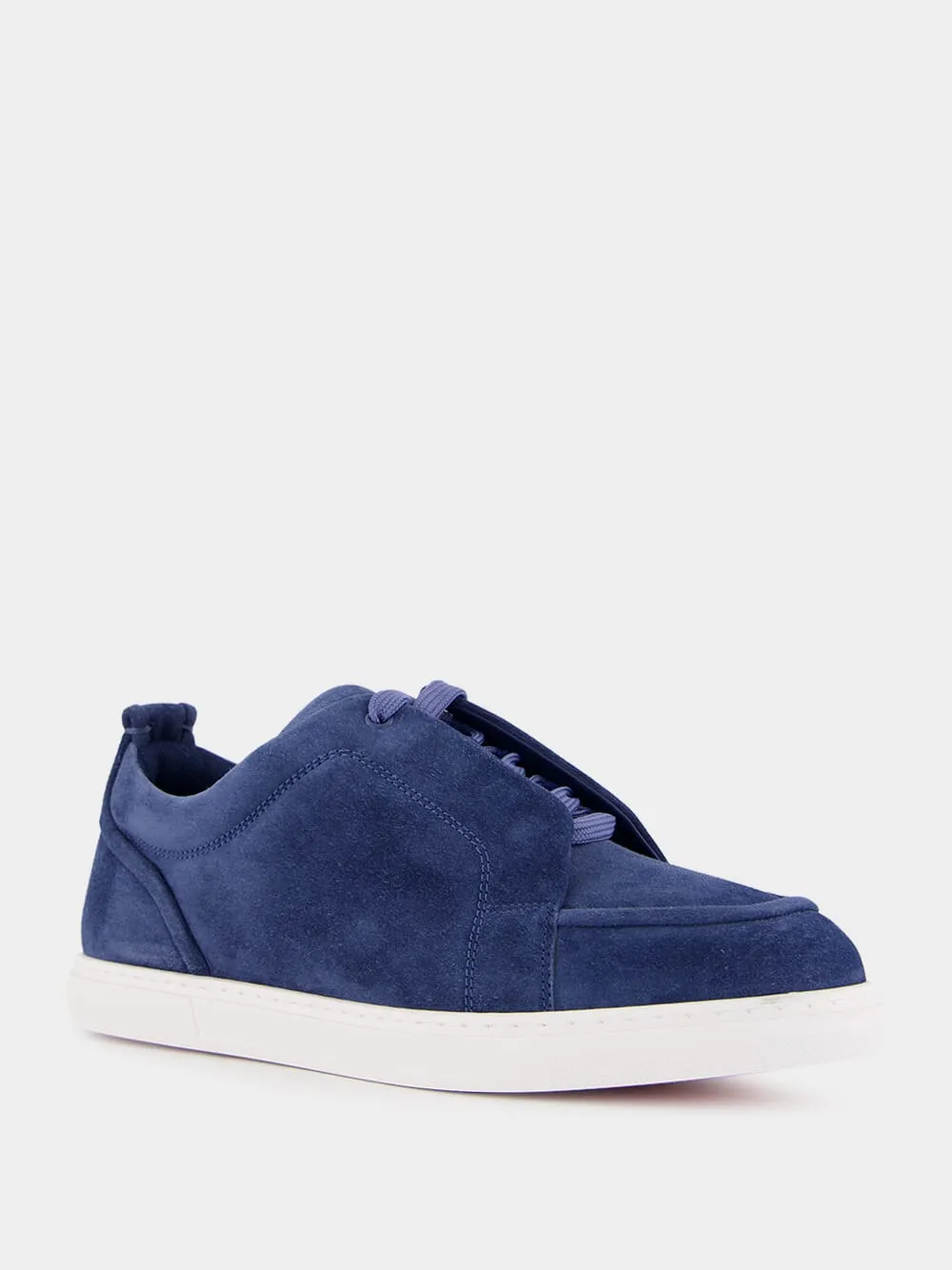 Blue Jimmy Veau Denim Velours Sneakers