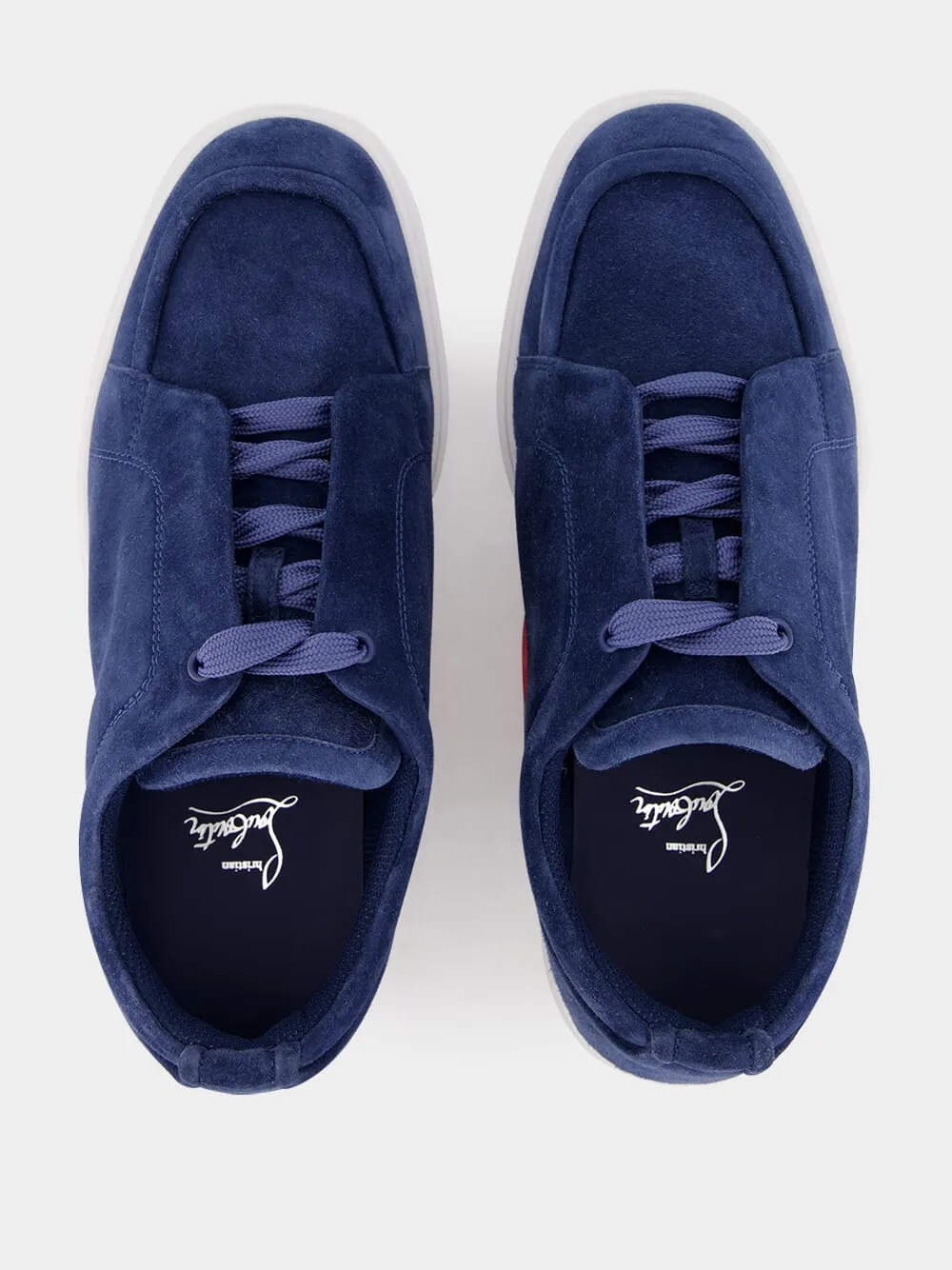 Blue Jimmy Veau Denim Velours Sneakers