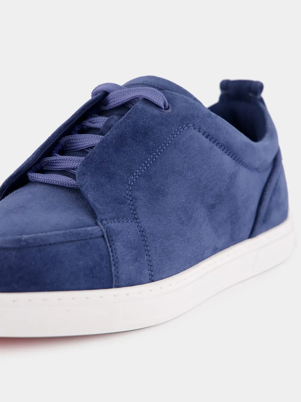 Blue Jimmy Veau Denim Velours Sneakers