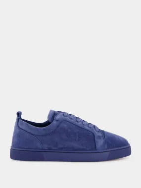 Blue Louis Orlato Denim Velours Suede Sneakers