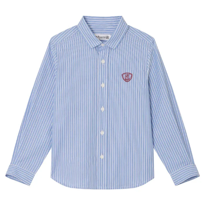 Bonpoint Child Tangui Shirt Blue Stripes