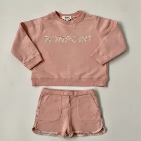 Bonpoint Pink Sweater Set: 4 Years