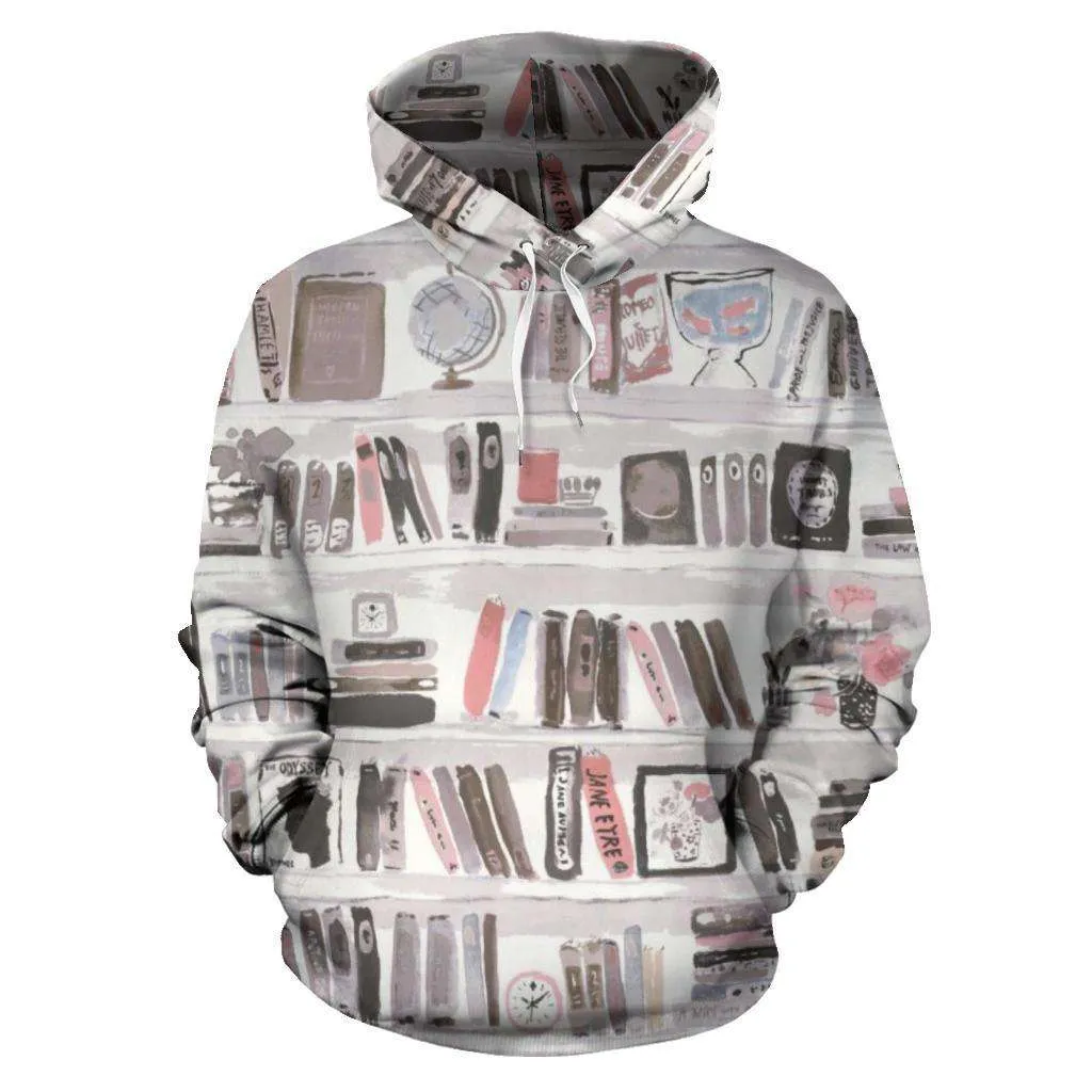 Bookish All Over Print Hoodie