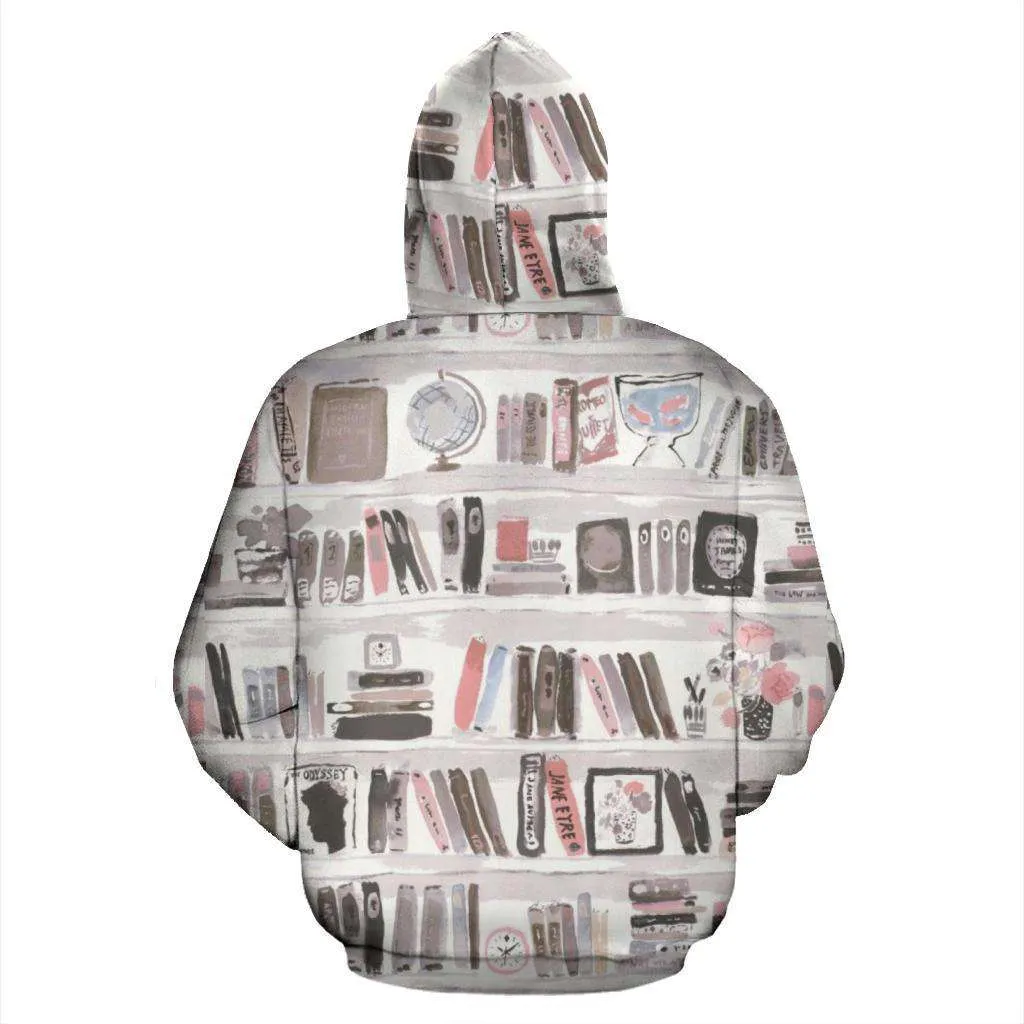 Bookish All Over Print Hoodie