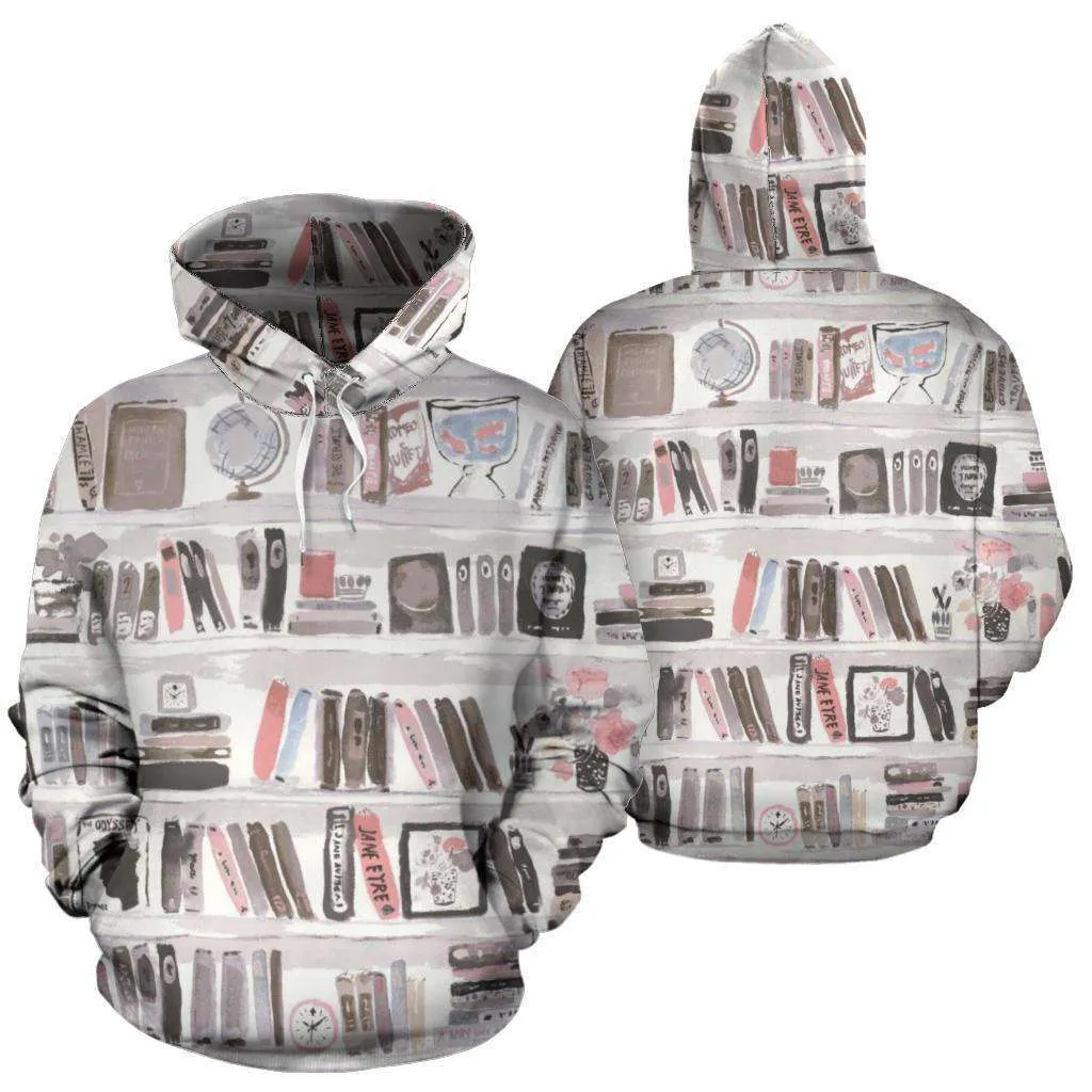 Bookish All Over Print Hoodie