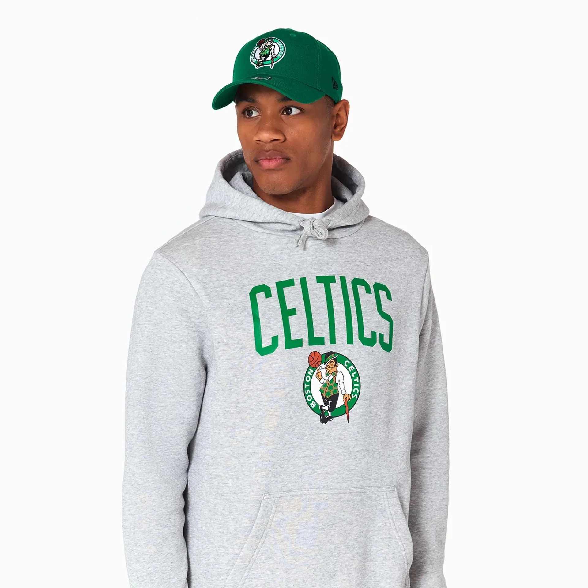 Boston Celtics NBA Grey Pullover Hoodie