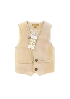 BOYS WOVEN WAISTCOAT