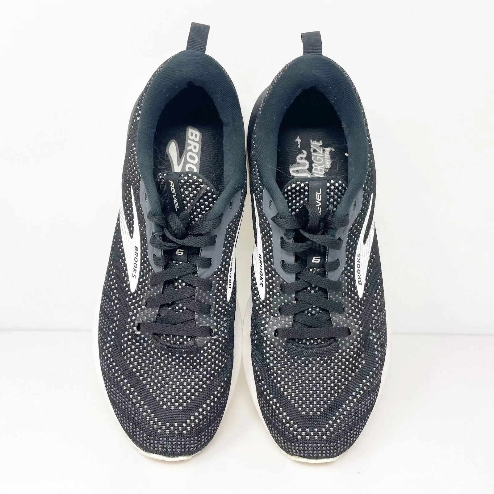 Brooks Womens Revel 6 1203861B012 Black Running Shoes Sneakers Size 9.5 B