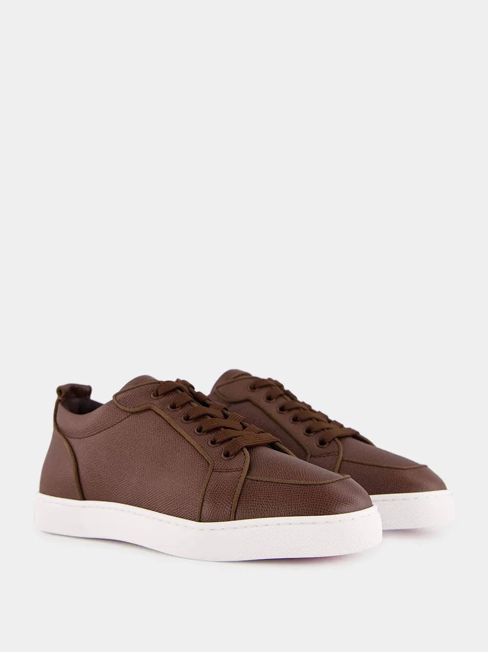 Brown Rantulow Orlato Calf Leather Sneakers