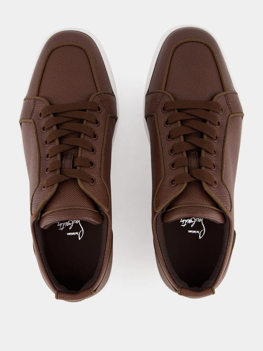 Brown Rantulow Orlato Calf Leather Sneakers