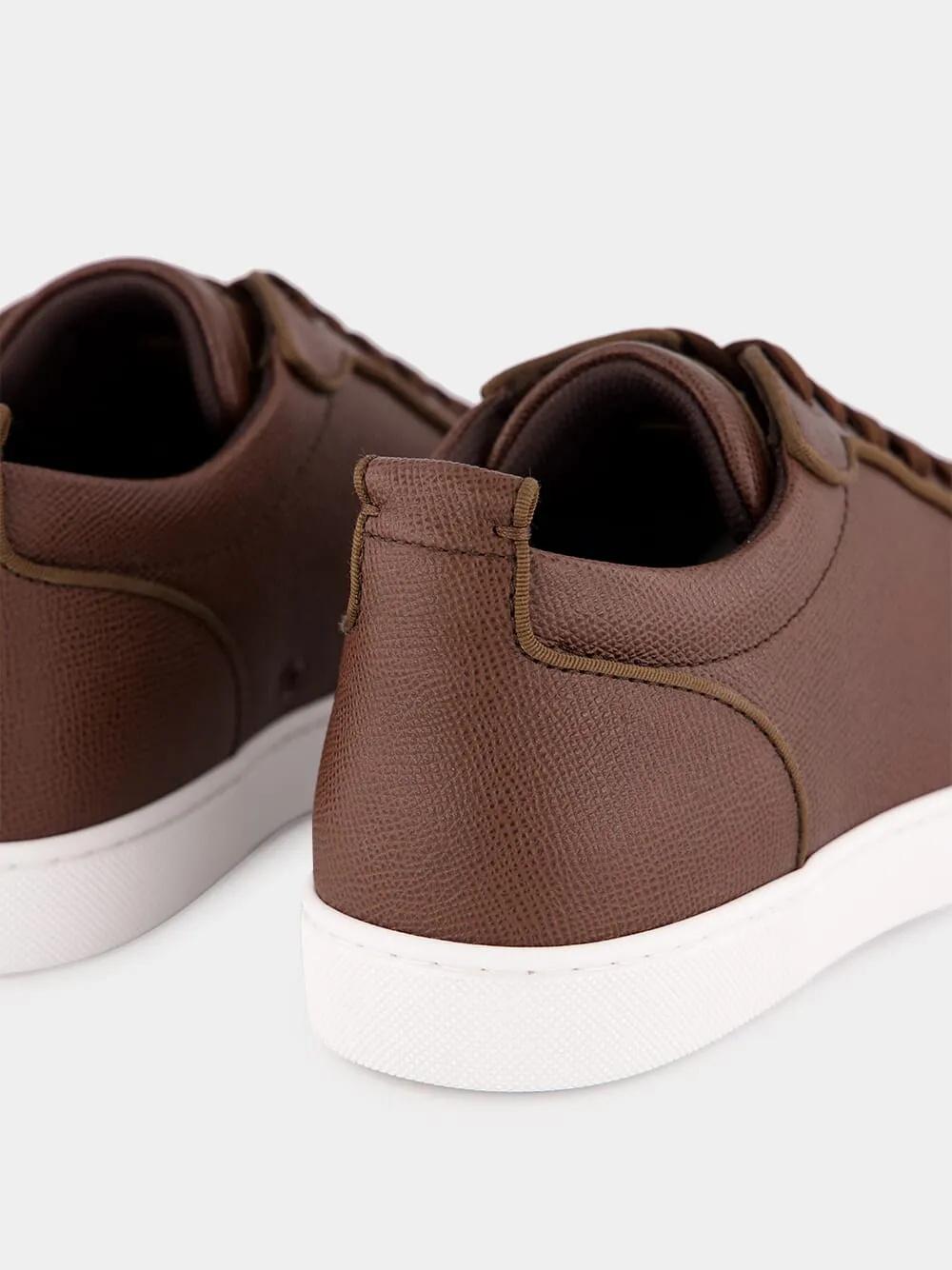 Brown Rantulow Orlato Calf Leather Sneakers