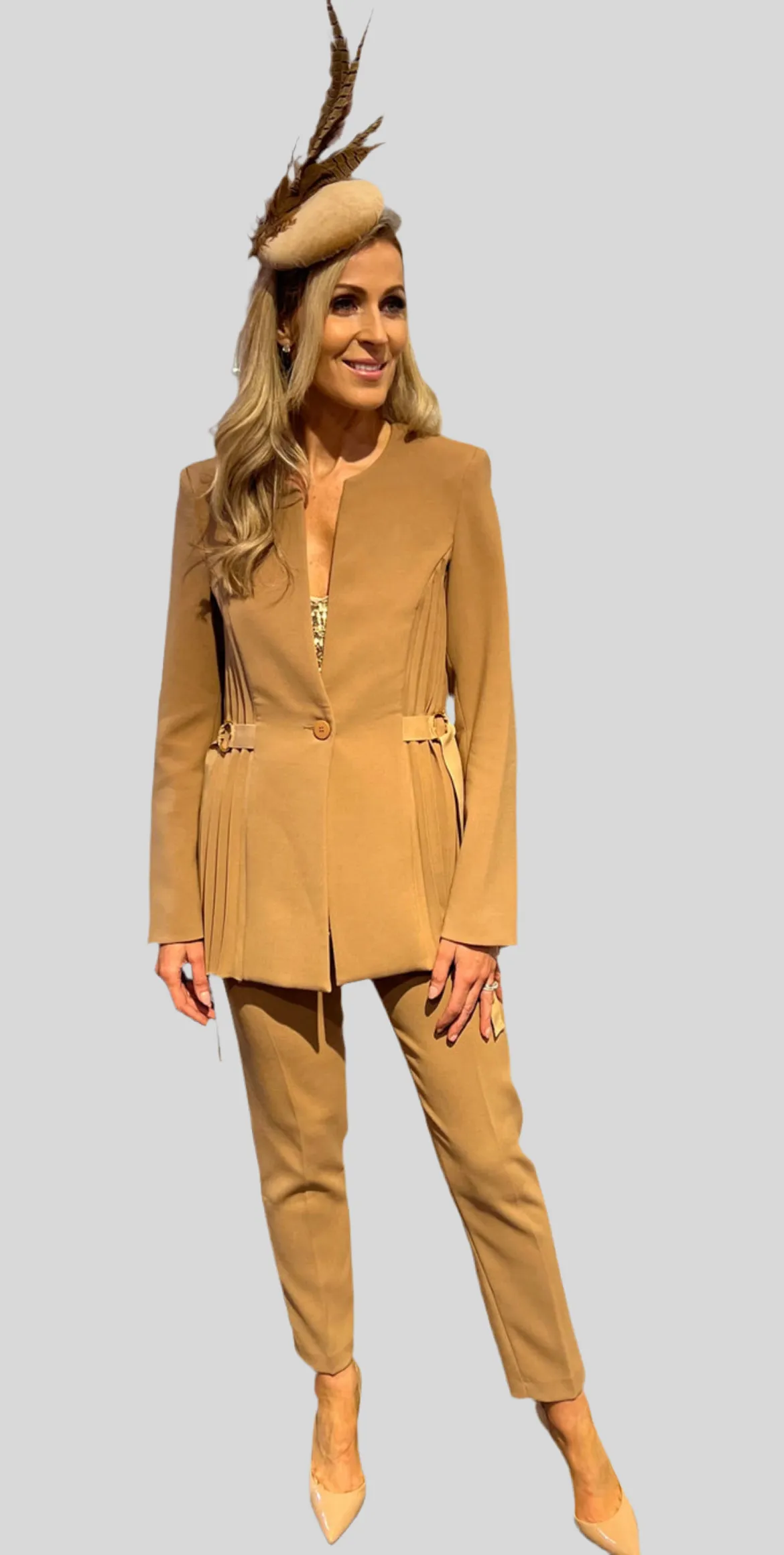 Camel Blazer /Pant Suit