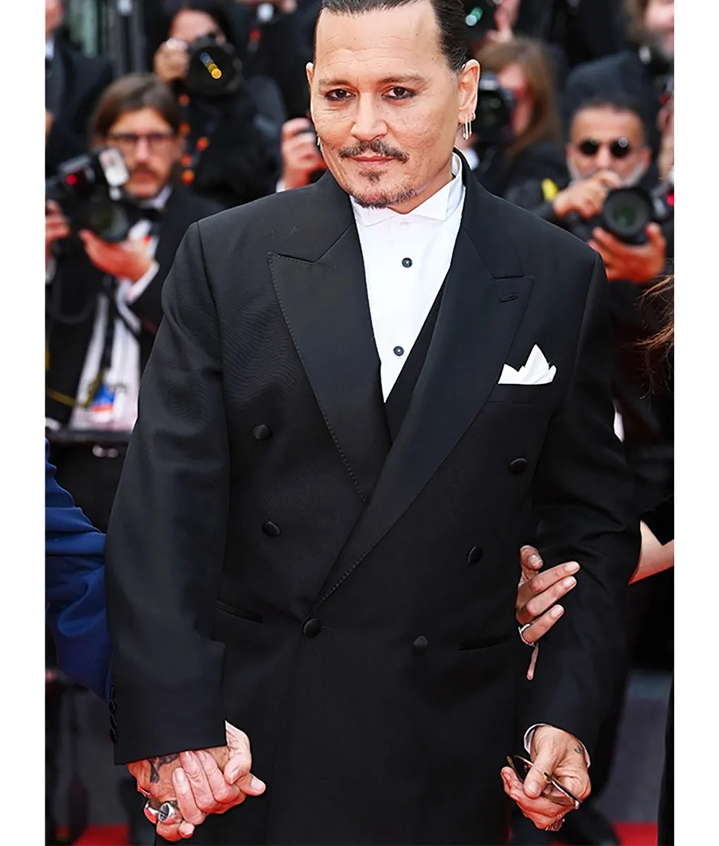 Cannes 2023 Johnny Depp Tuxedo - Johnny Depp Black Tuxedo