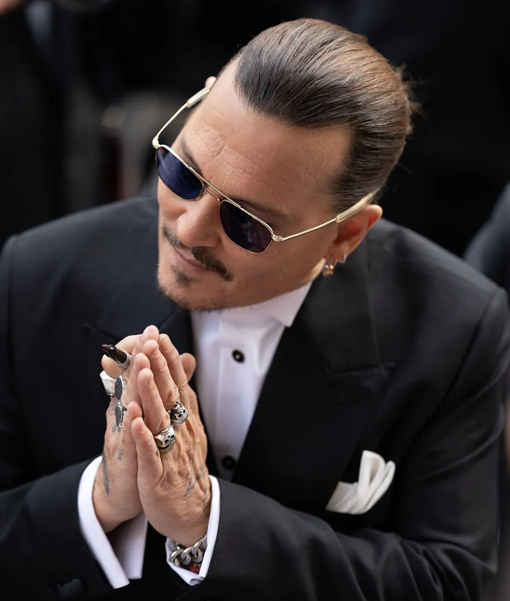 Cannes 2023 Johnny Depp Tuxedo - Johnny Depp Black Tuxedo