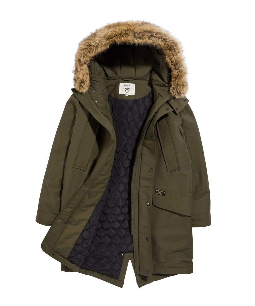 Carnaby Long-Length Faux Fur Parka