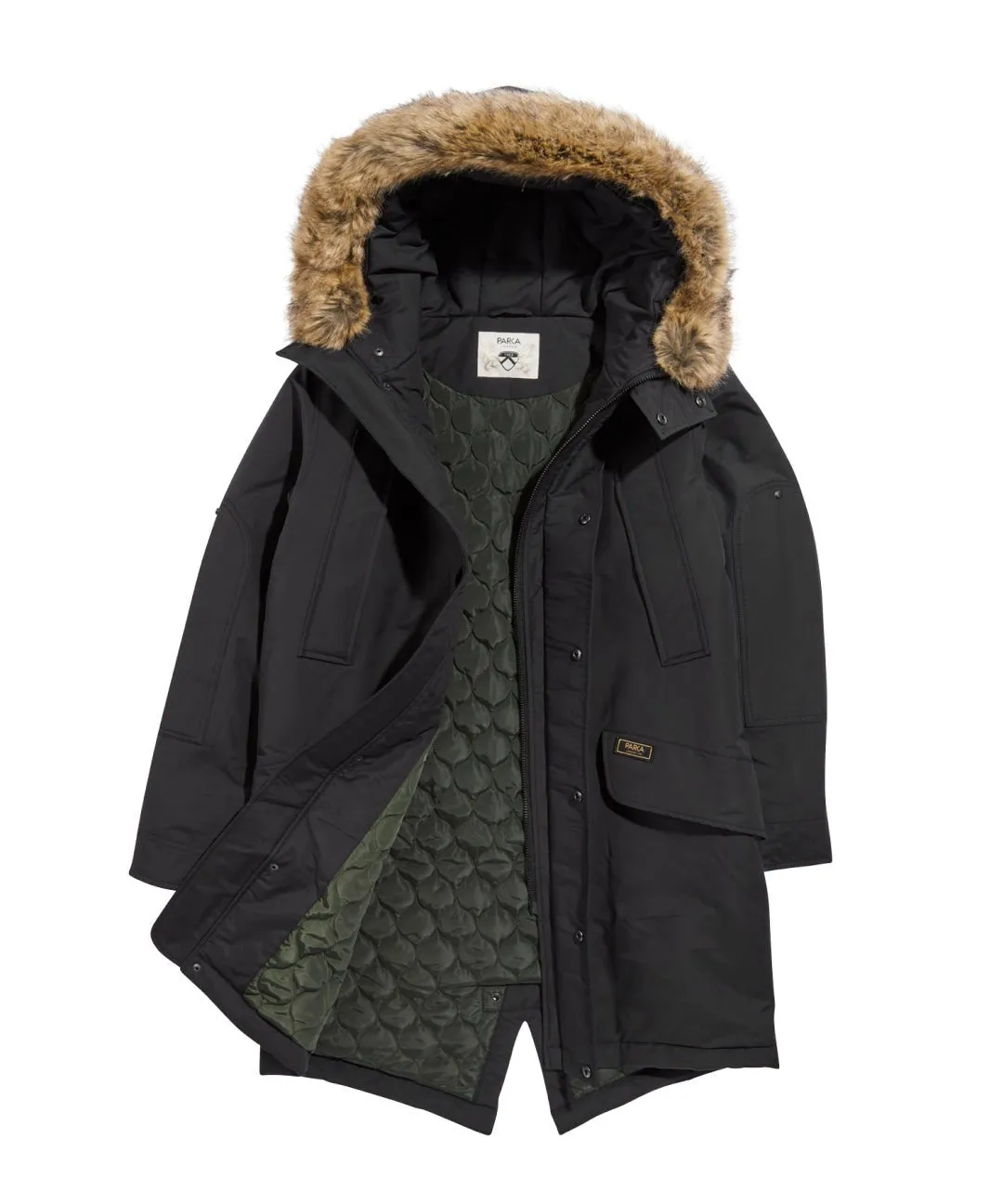 Carnaby Long-Length Faux Fur Parka