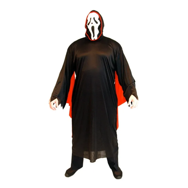 Carnival Costumes Family Matching Scary Black Darkness Devil  Halloween Ghost Costume Cosplay for Adult Kids