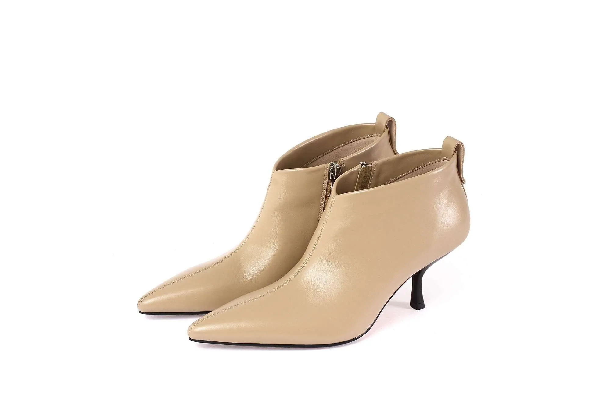 Carolyn Low Ankle Boots