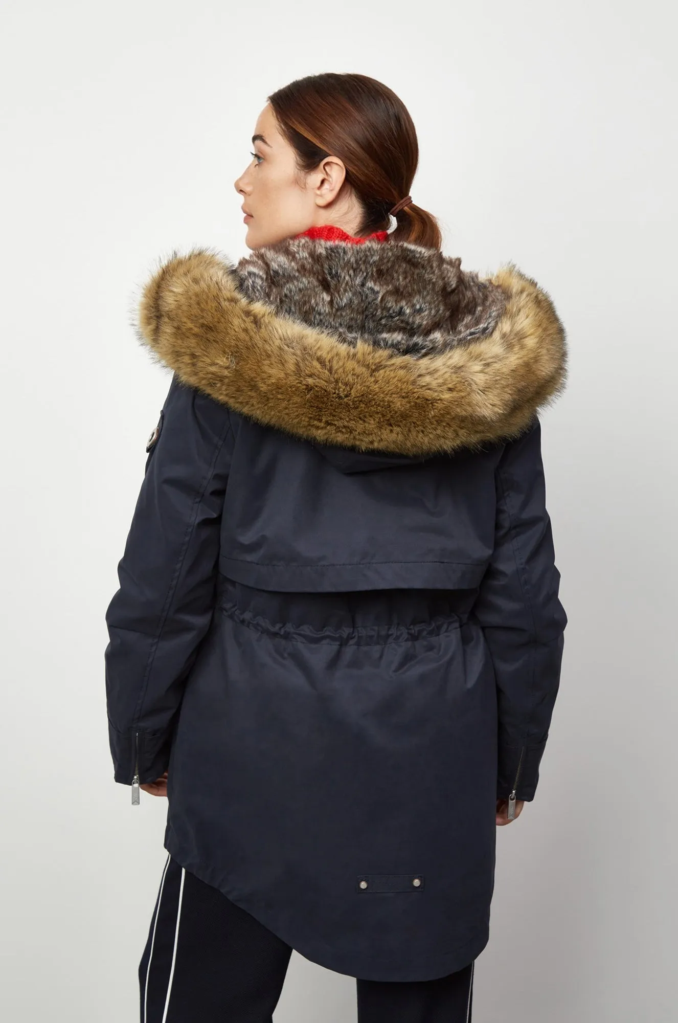 Caversham Long-Length Faux Fur Parka aka The Two-In-One