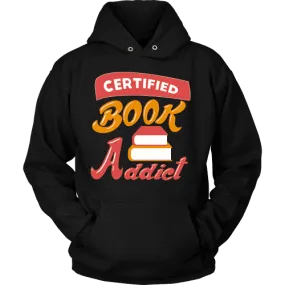 Certified book addict Hoodie