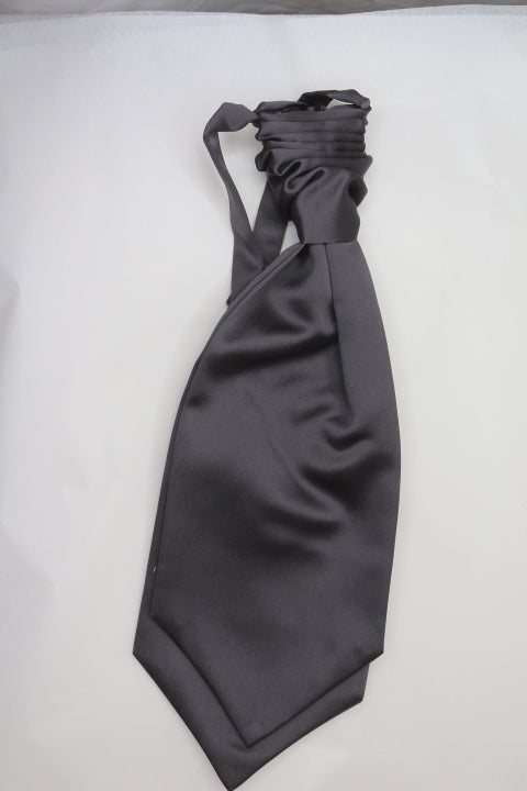 Charcoal Ruche Cravat