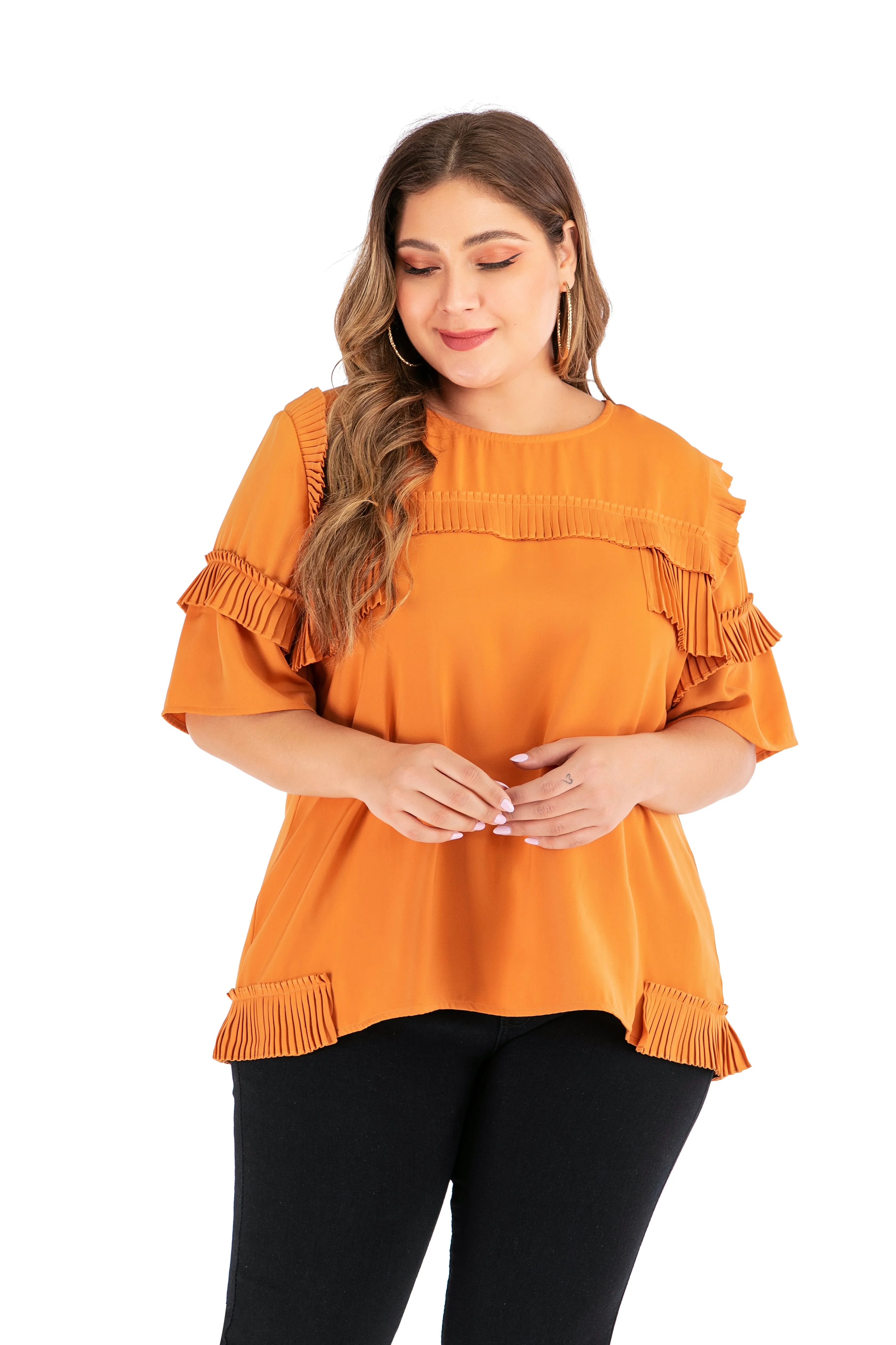 Chichi Pleated Top