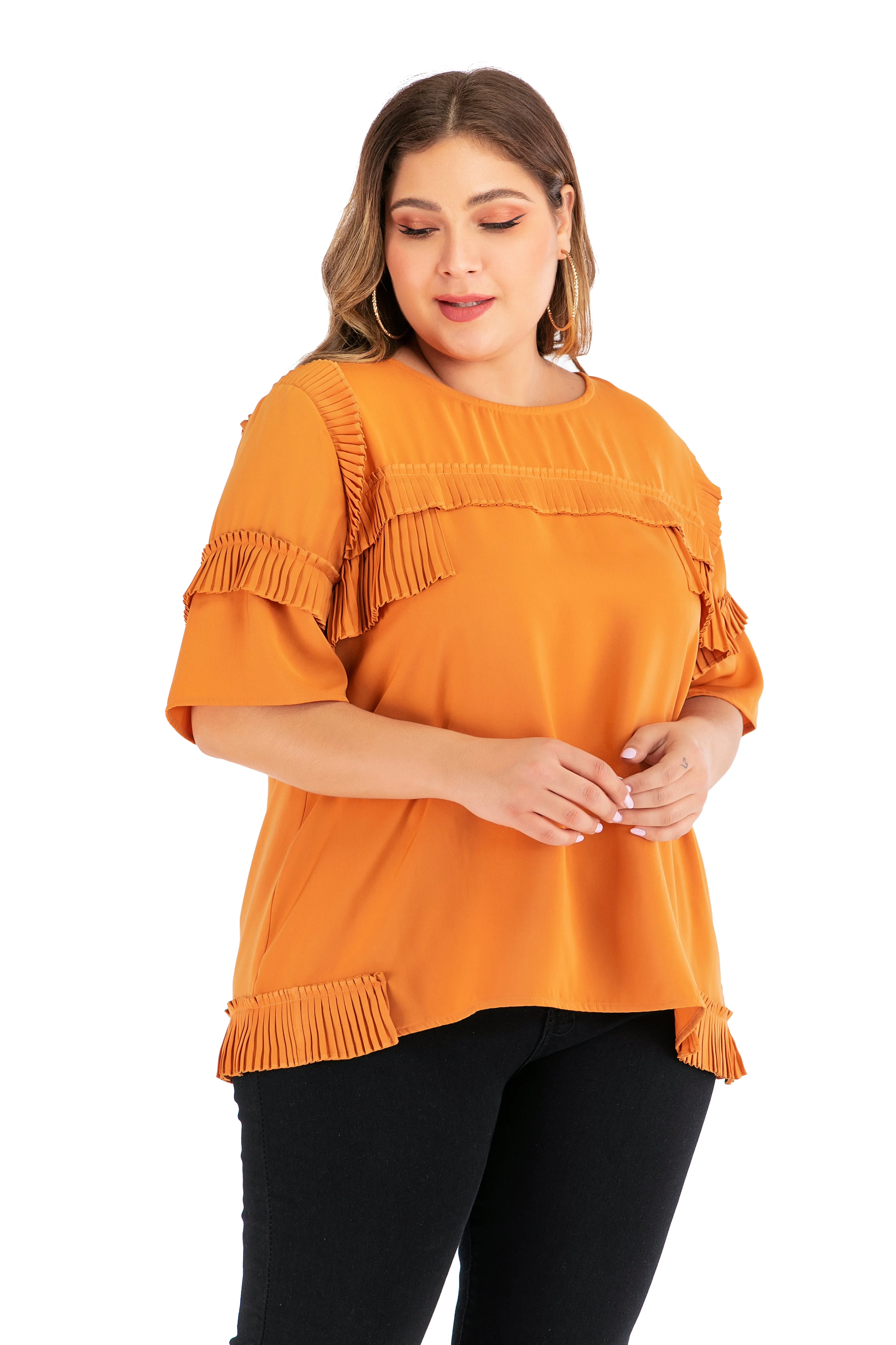 Chichi Pleated Top