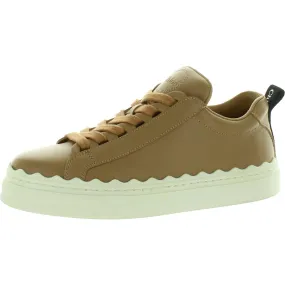 Chloe Womens Leather Platform Casual and Fashion Sneakers