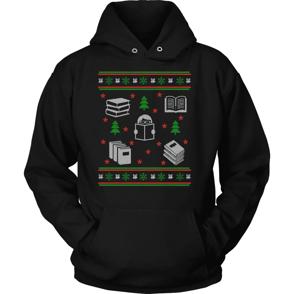 Christmas Bookish Ugly design  Hoodie