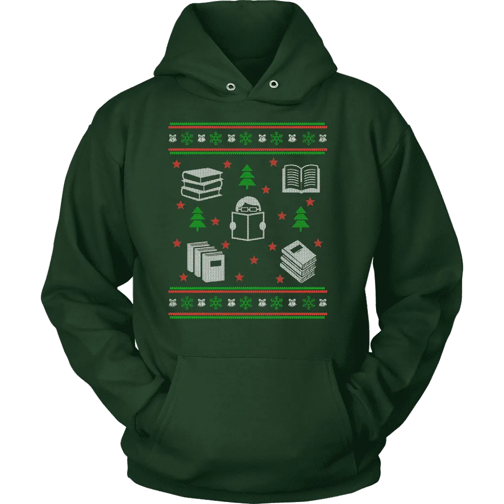 Christmas Bookish Ugly design  Hoodie