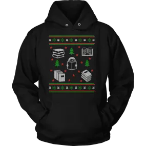 Christmas Bookish Ugly design  Hoodie