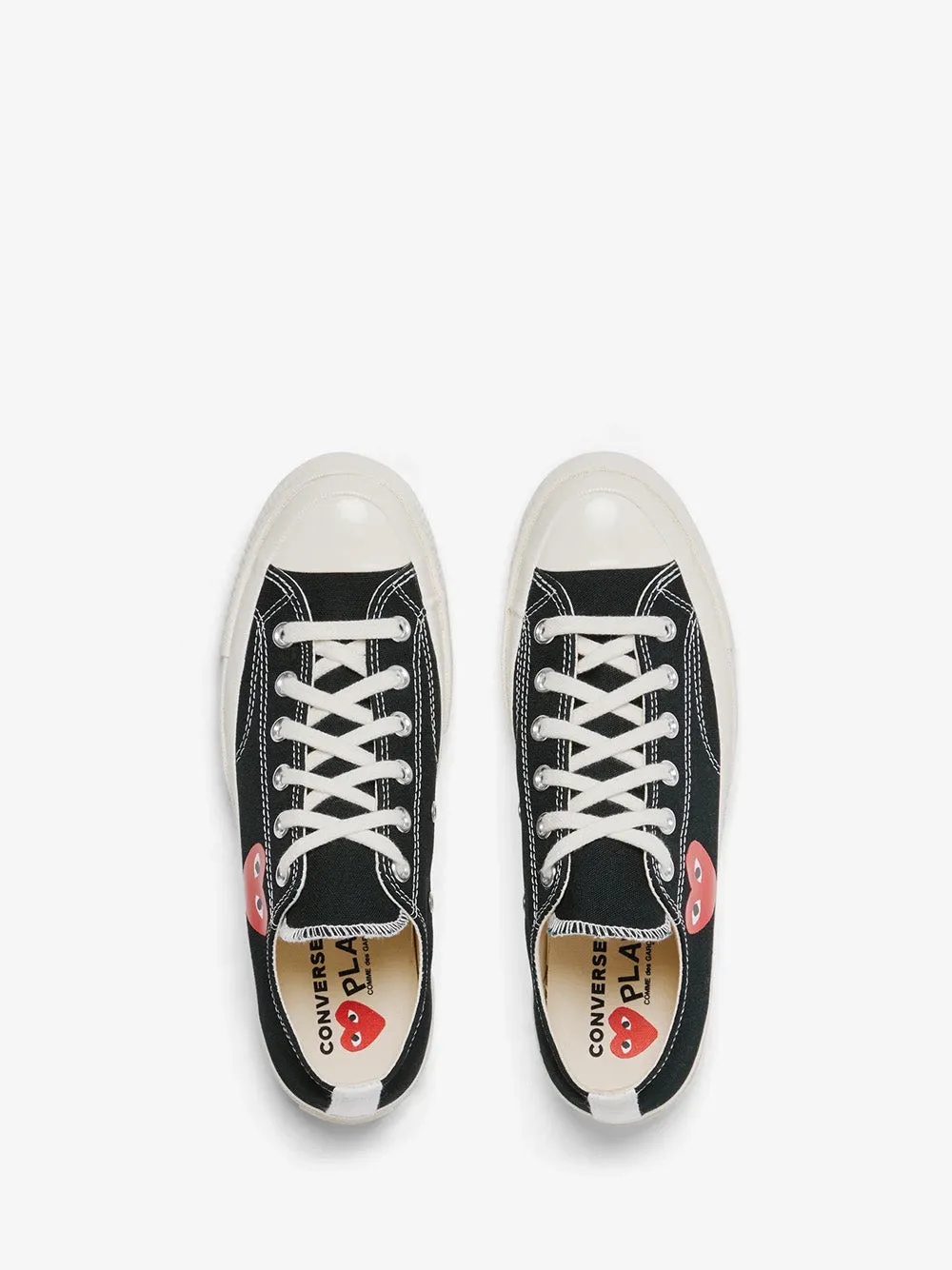 Converse Low 'Chuck Taylor' Sneakers Small Heart - Black