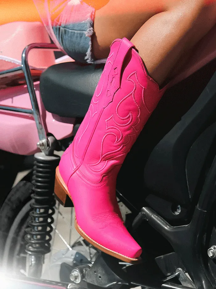 Corral Z5138 Ladies Embroidery Western Boot Fuchsia