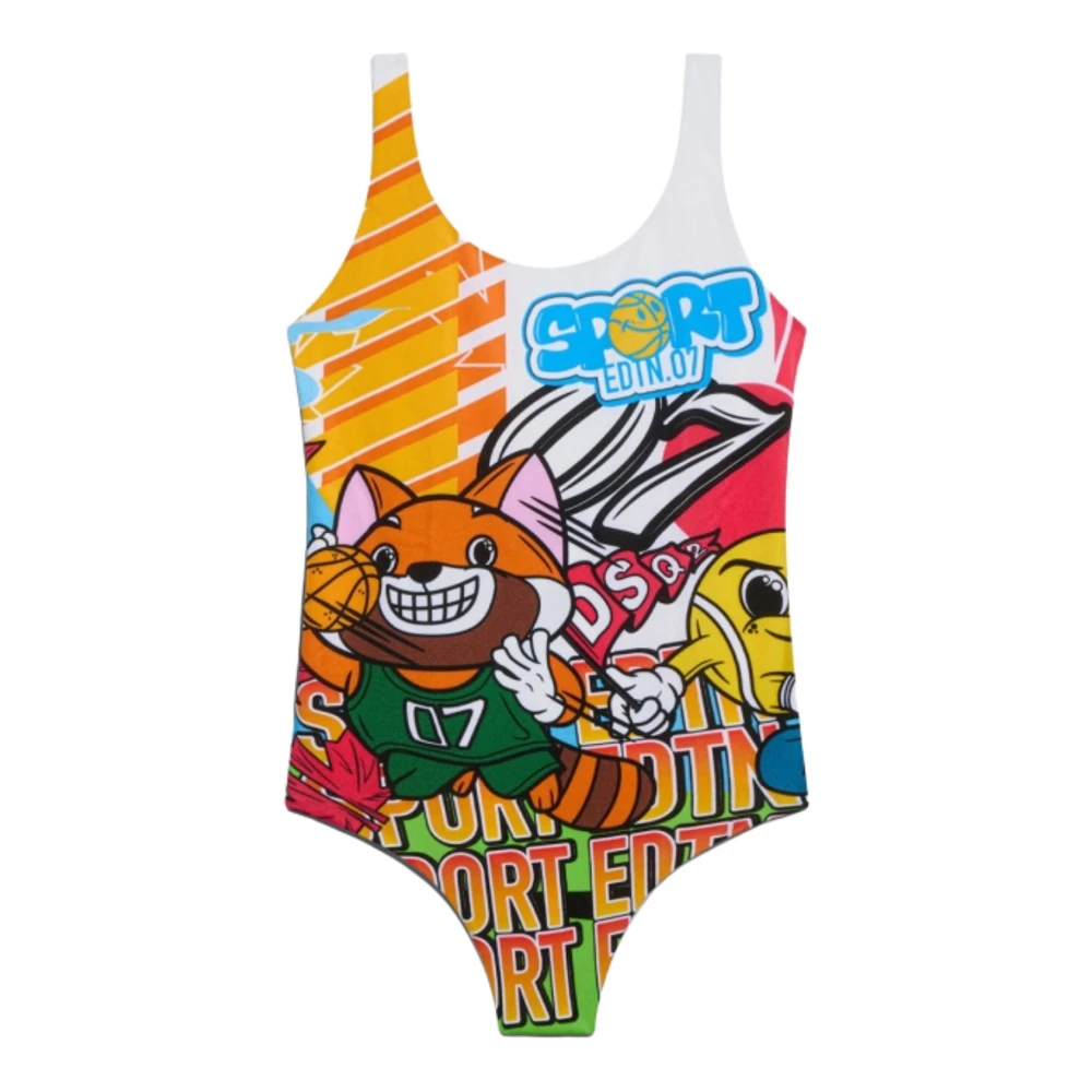 Costume da bagno per bambini con stampa all over