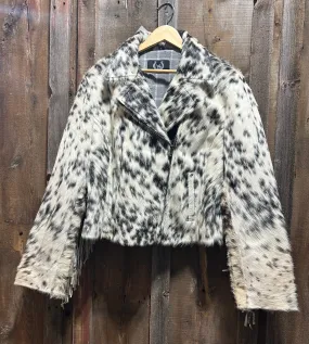 Cowhide Fringe Jacket XL